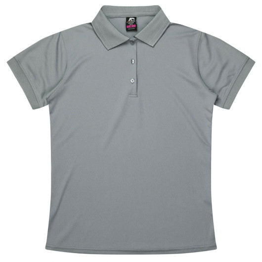 Edgecliff Womens Polos Silver